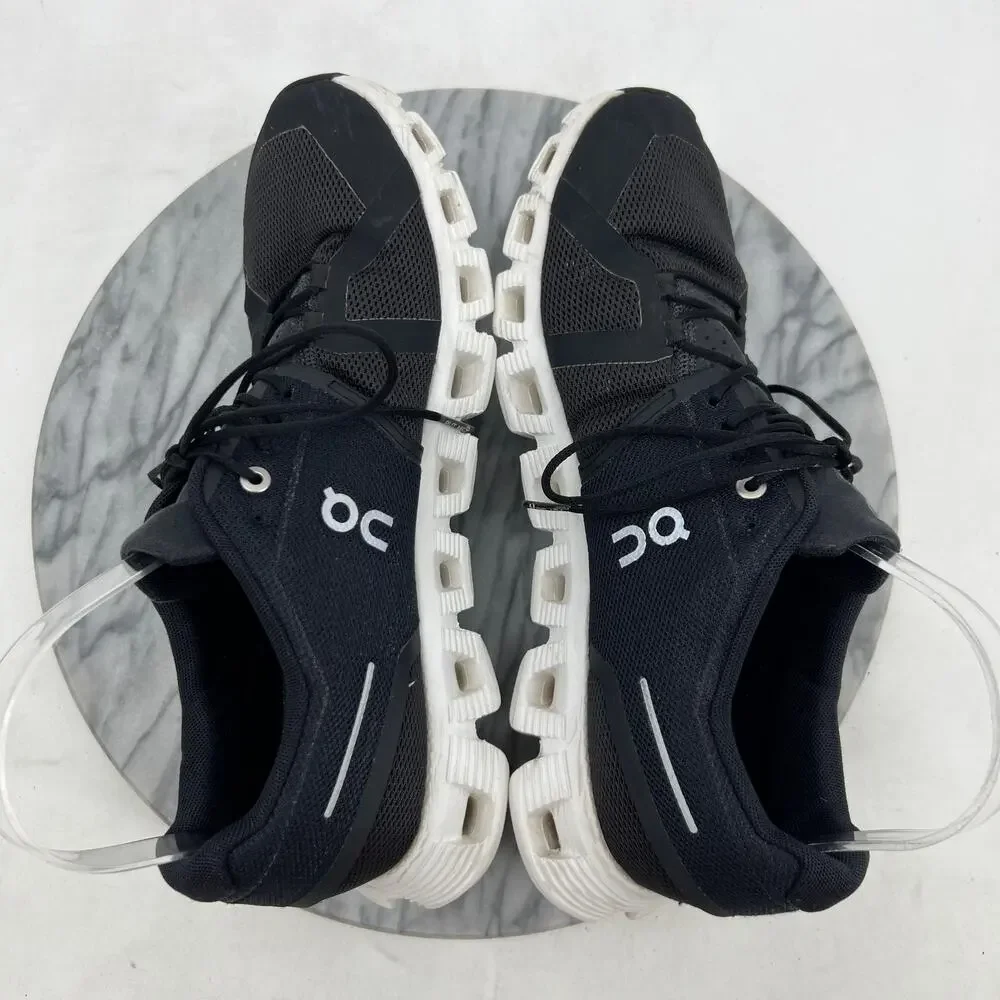 On Womens 10 Shoes Black Cloud 5 Running Lightweight Mesh Sneakers 59.98904